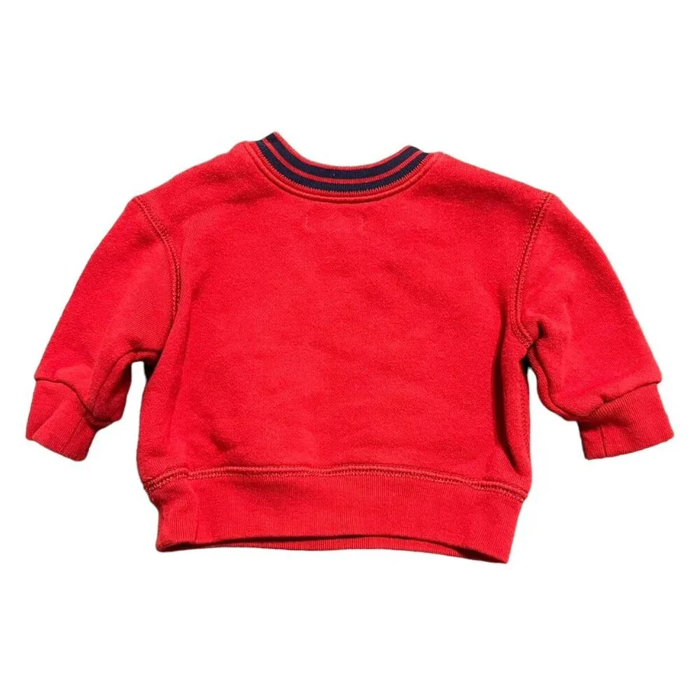 Ralph Lauren 3m Red Crewneck Pullover Sweatshirt